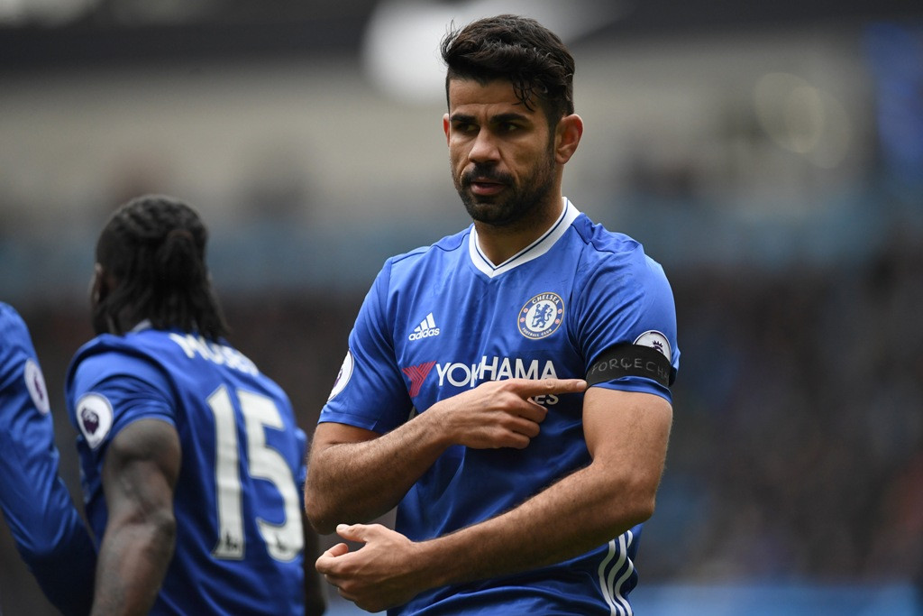 Striker Chelsea Diego Costa (Foto: AFP)