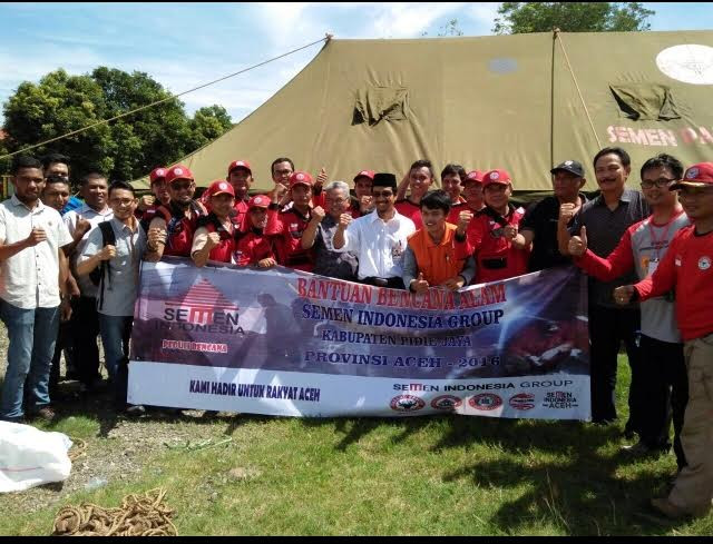 Semen Indonesia Bantu Dana Rp500 Juta untuk Korban Gempa Aceh