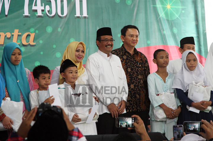 Ahok-Djarot Hadiri Peringatan Maulid Nabi di Menteng