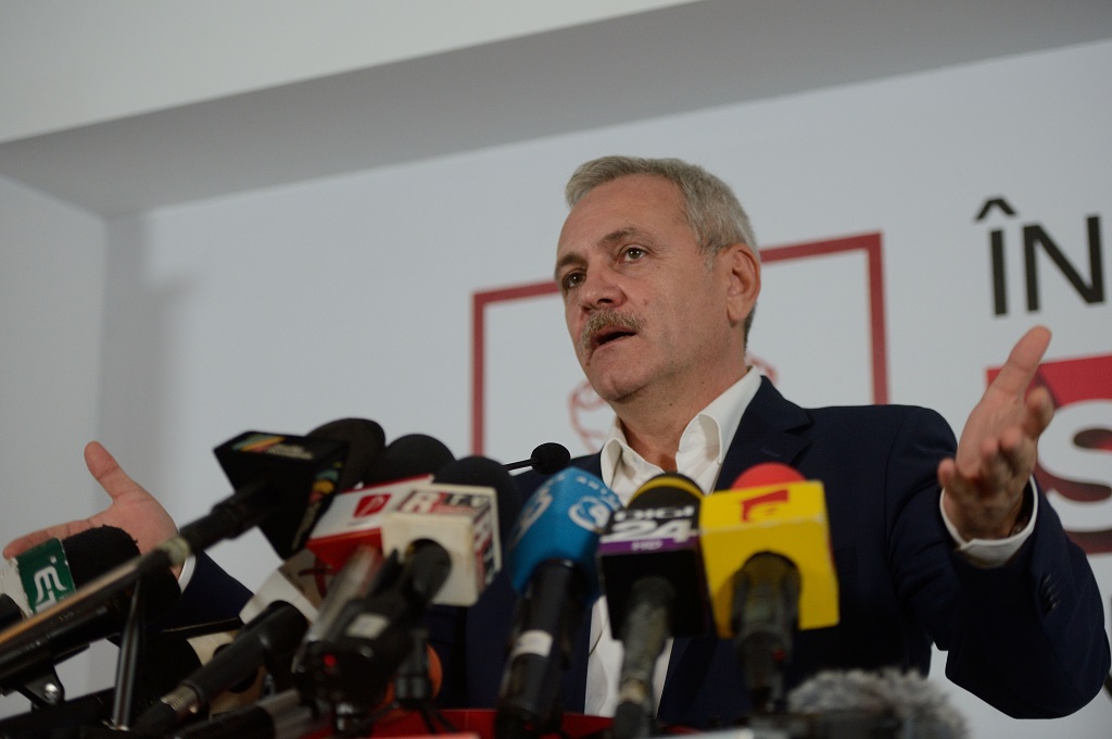 Ketua Partai Sosial Demokrat Rumania Liviu Dragnea. (Foto: AFP/DANIEL MIHAILESCU)