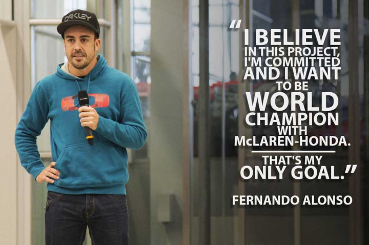 Alonso Tegaskan Ingin Juara Dunia Bersama McLaren
