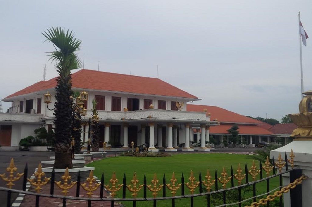 Gedung Negara Grahadi di Kota Surabaya, MTVN - Amaluddin
