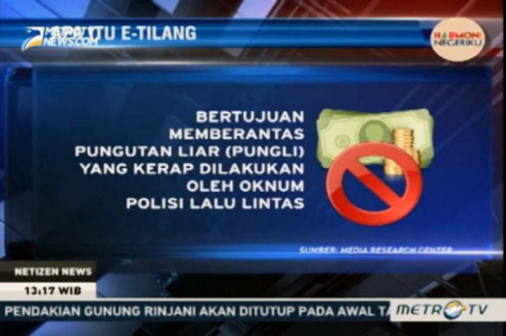 Aplikasi e-Tilang Mendapat Sambutan Positif