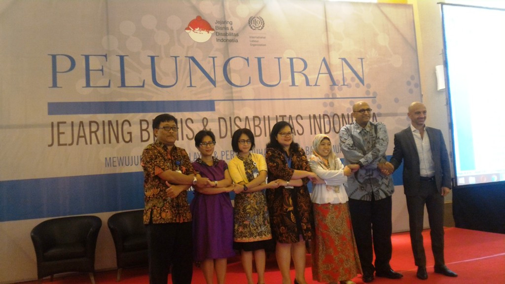 Lima perusahaan bentuk Jejaring Bisnis dan Disabilitas Indonesia. (FOTO: MTVN/Eko Nordiansyah)