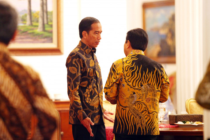 Jokowi Terima 4 Pimpinan DPR di Istana Bahas Revisi UU MD3