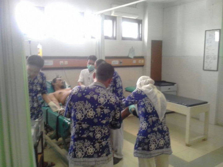 Kawanan Begal Tebas Punggung Karyawan SPBU