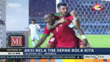 Aksi Bela Tim Sepak Bola Kita