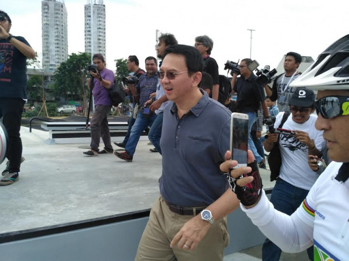 Ahok Puas dengan Progres Pembangunan Taman Kalijodo