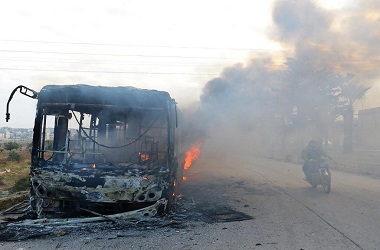 Evakuasi di Aleppo Berlanjut Meski Lima Bus Dibakar