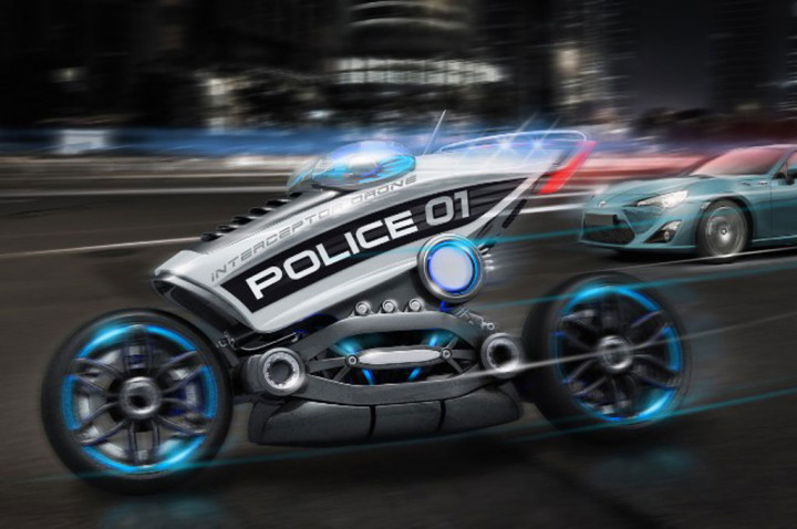 Sepeda Motor Masa Depan Bisa Gantikan Tugas Polantas