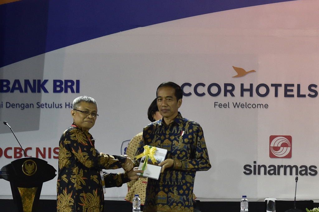 Presiden Jokowi ANTARA FOTO/Puspa Perwitasari.