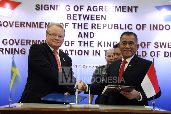 RI-Swedia Tingkatkan Hubungan Bilateral di Bidang Pertahanan