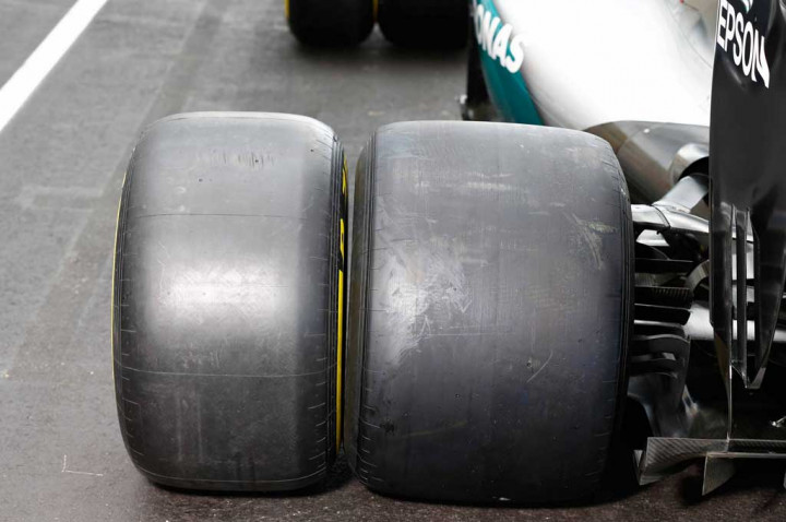 Ban Baru F1 2017, Lebih Lebar 25 Persen