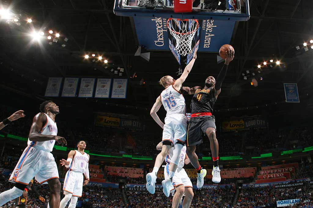 Thunder Menyerah 108-110 dari Hawks