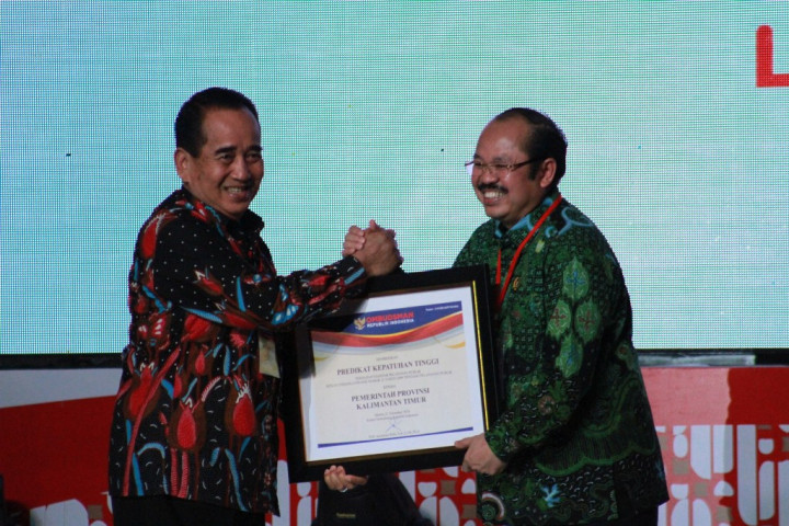 Raih Penghargaan, Pemprov Kaltim Komitmen Tingkatkan Kualitas Pelayanan Publik