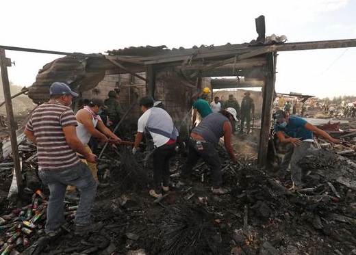 Ledakan Hantam Pasar Kembang Api Meksiko, 26 Orang Tewas