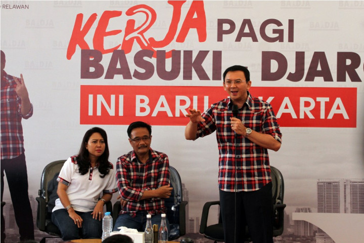 Ahok Kerja Keras untuk Meningkatkan Elektabilitas