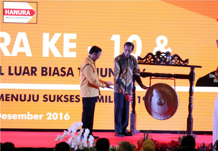 Presiden Jokowi Minta Hanura Bisa Terus jadi Mitra Pemerintah