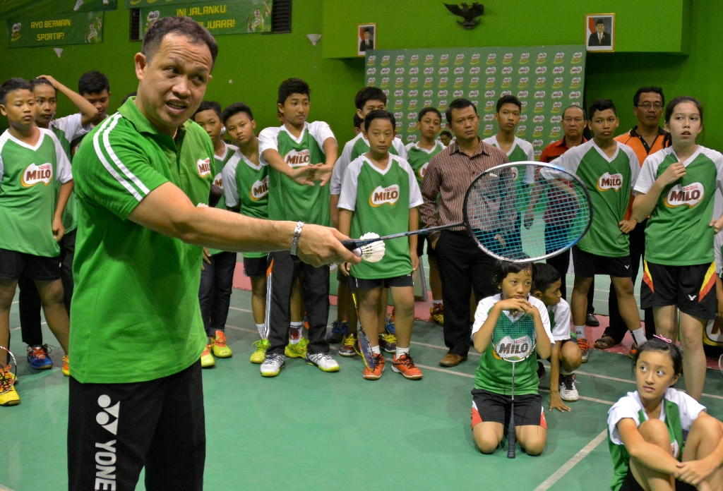 Mantan atlet bulu tangkis nasional peraih medali emas Olimpiade Atlanta 1996, Rexy Mainaky. (ANTARA FOTO/R. Rekotomo)