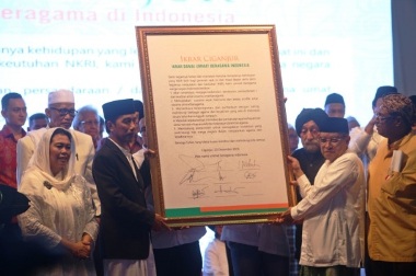 Haul ke-7 Gus Dur Lahirkan Ikrar Damai Lintas Iman