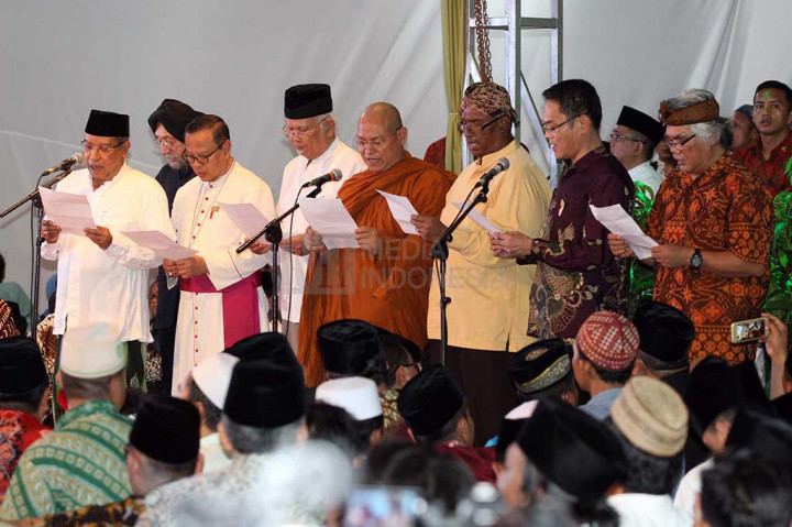 Tokoh Lintas Agama Ikrar Damai di Haul Gus Dur