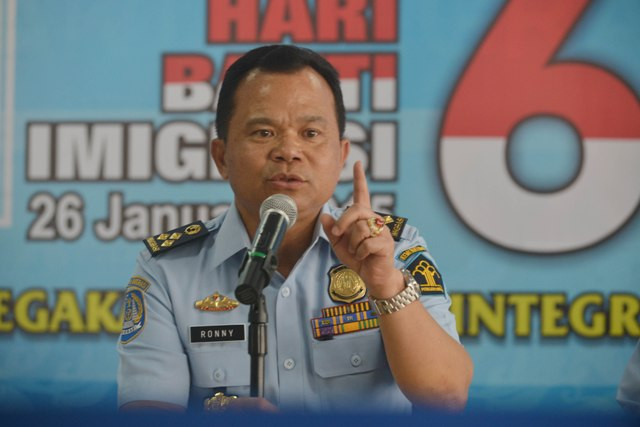 Direktur Jenderal Imigrasi Kemenkumham, Ronny F Sompie. Foto: MI/Irfan