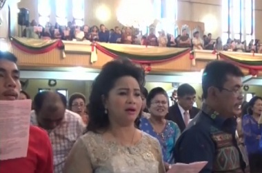 Perayaan Natal di HKBP Medan Berlangsung Khidmat