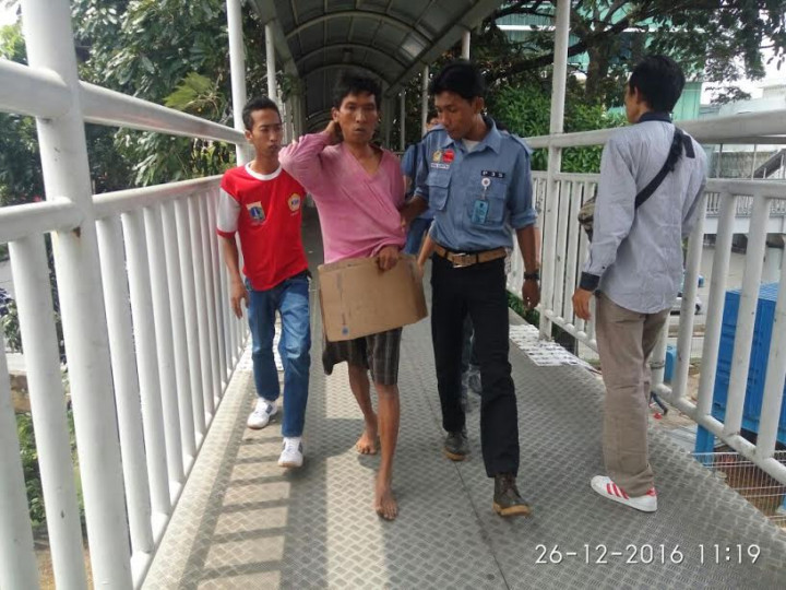 Pengemis Modus Tangan Buntung DItangkap di Jakbar