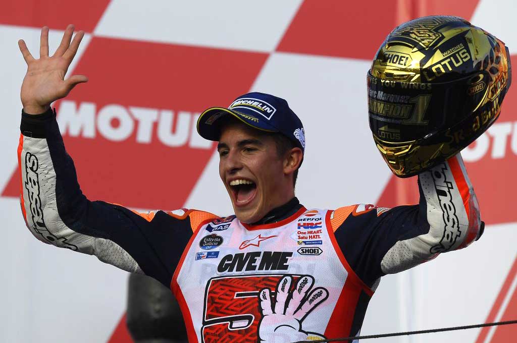 Marc Marquez belum siap membuat sekolah balap. Repsol Honda