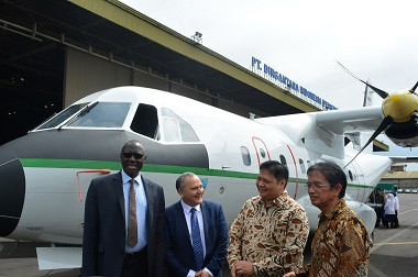 PT DI Lakukan Penerbangan Pengiriman Pesawat ke Senegal