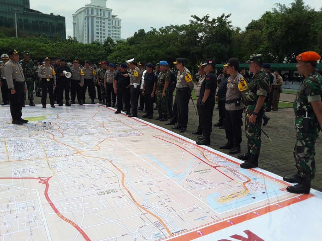 Apel Gelar Pasukan di Lapangan Benteng, Medan, Rabu (28/12/2016). Foto: Metrotvnews.com/Budi