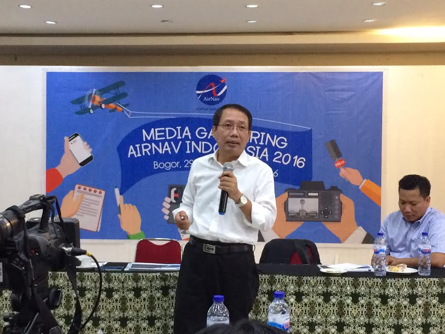 Direktur Operasi AirNav Indonesia Wisnu Darjono. MTVN/Husen Miftahudin.