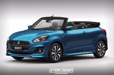 Ada Desain Swift Tanpa Atap Mirip Mini Cabrio