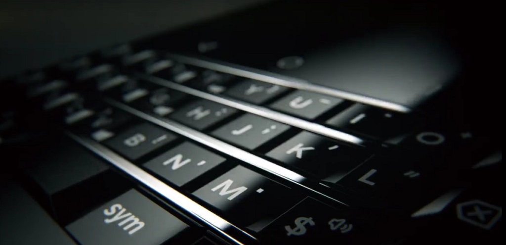 Tampilan keyboard yang ada dalam video teaser dari eksekutif TCL.