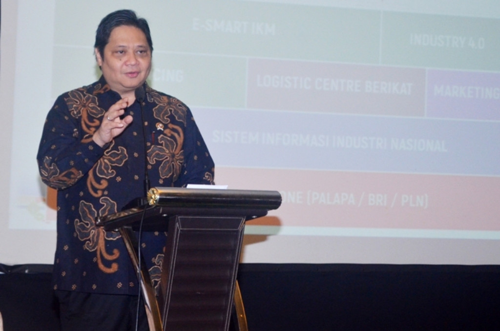 Menteri Perindustrian Airlangga Hartarto. (FOTO: Dokumentasi Kemenperin)