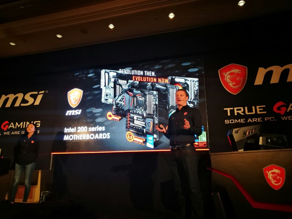 Acara MSI di CES 2017.