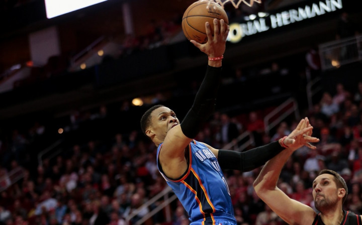 Kegemilangan Westbrook Belum Mampu Bawa Thunder Menang atas Rockets