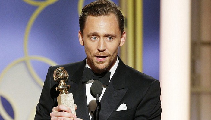 Tom Hiddleston Minta Maaf atas Pidatonya di Golden Globes 2017