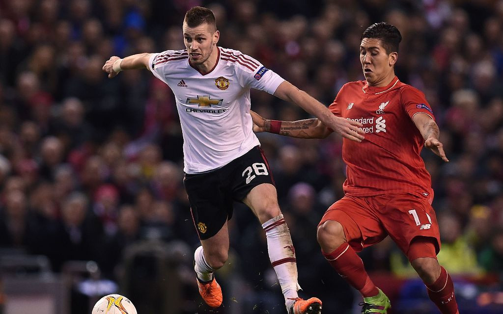 Morgan Schneiderlin (Kiri) (Foto: AFP/Paul Ellis)