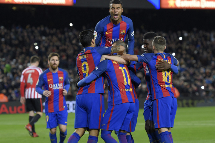 Gol Trio MSN Bawa Barcelona Lolos Perempat Final