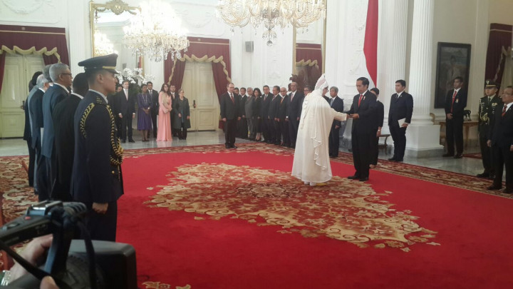 Delapan Dubes Serahkan Surat Kepercayaan kepada Jokowi