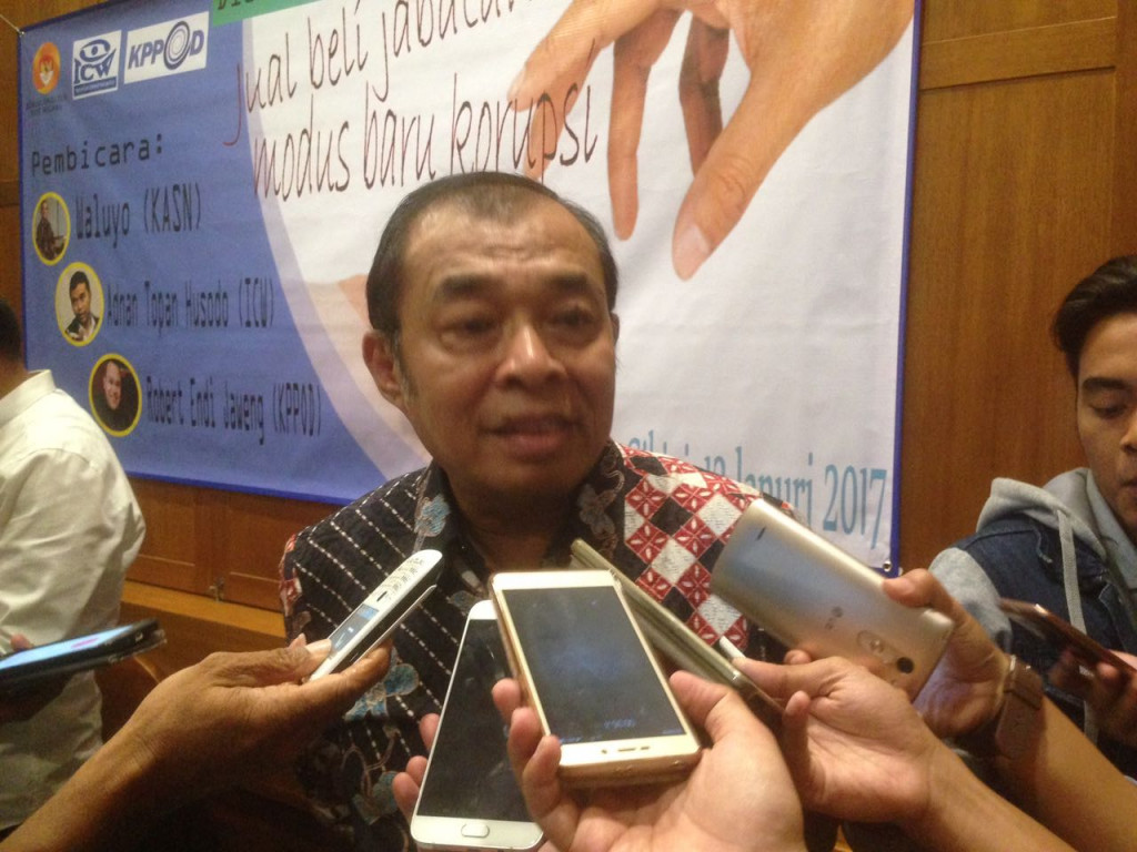 Komisioner Komisi Aparatur Sipil Negara (KASN) Waluyo. Foto: MTVN/Desi Angriani