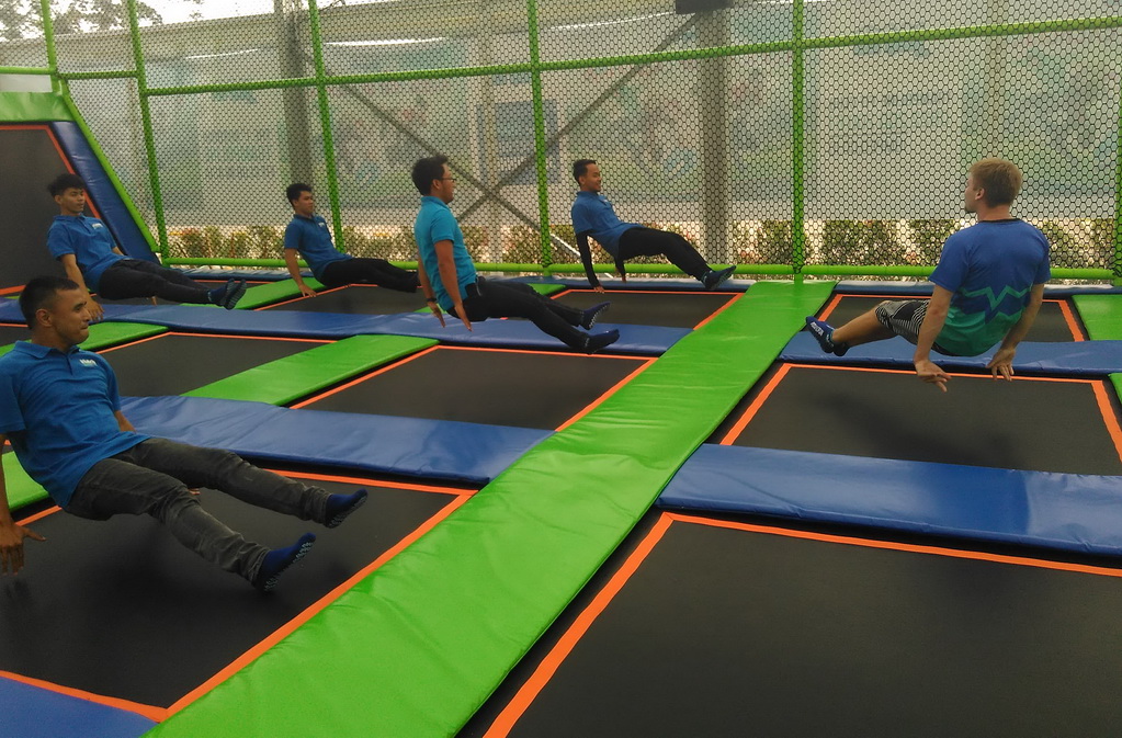 Trampolin (Foto: Metrotvnews/Yanti)