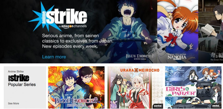 Anime Strike, Layanan VOD Khusus Anime dari Amazon
