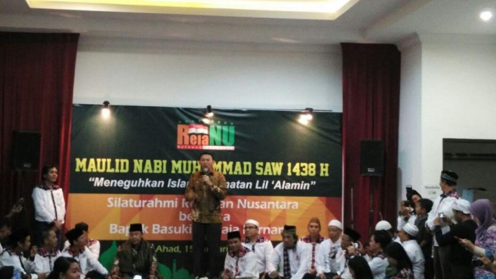 Ahok Hadiri Maulid Nabi di Kuningan