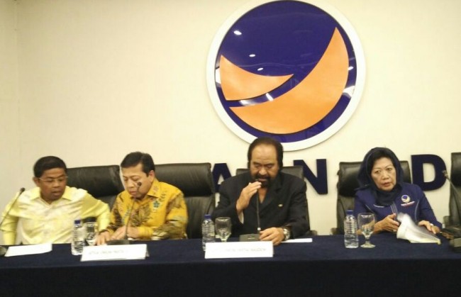 Setya Novanto Meets Surya Paloh