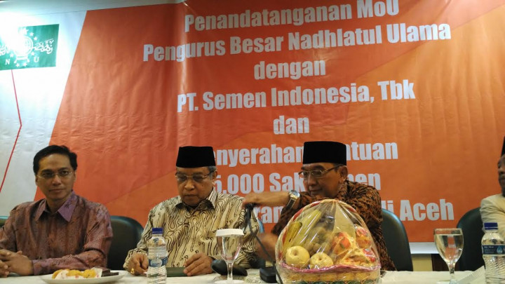 Semen Indonesia Menggelontorkan 5.000 Semen ke PBNU