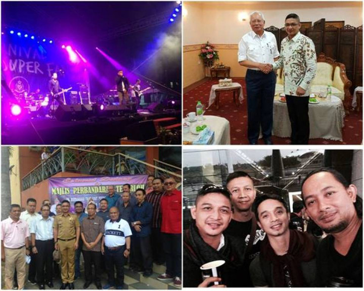Ungu Tampil di Malaysia, Pasha Kunjungi PM Najib Tun Razak