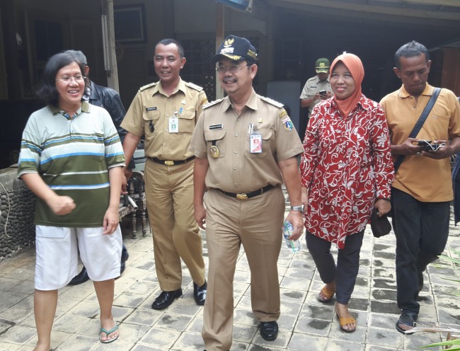 DKI Berikan Modal Usaha untuk Pedagang Korban Kebakaran Pasar Senen