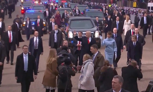 Usai Dilantik, Donald Trump Lakukan Parade Inaugurasi